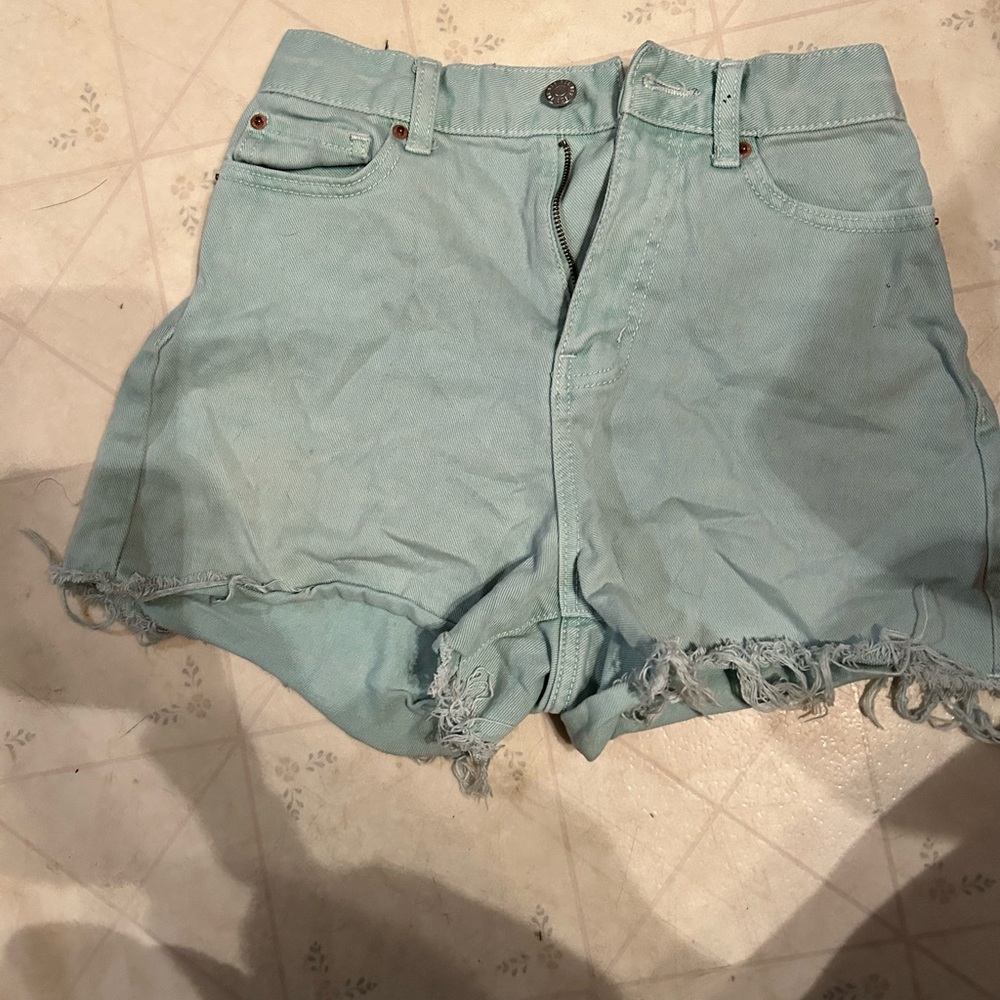 Light Blue Women's Denim Shorts